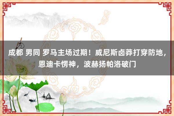 成都 男同 罗马主场过期！威尼斯卤莽打穿防地，恩迪卡愣神，波赫扬帕洛破门