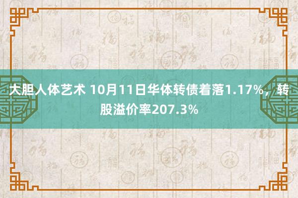 大胆人体艺术 10月11日华体转债着落1.17%，转股溢价率207.3%