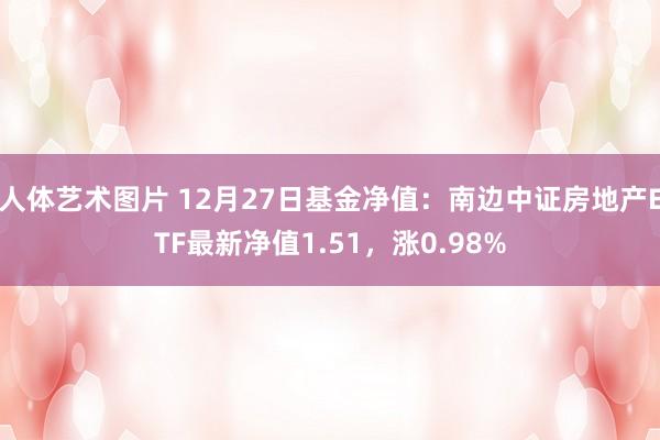 人体艺术图片 12月27日基金净值：南边中证房地产ETF最新净值1.51，涨0.98%