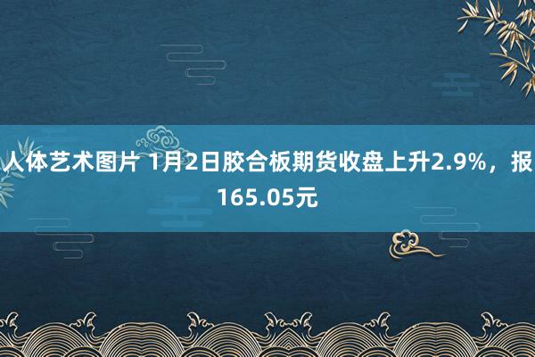 人体艺术图片 1月2日胶合板期货收盘上升2.9%，报165.05元